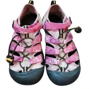Keen Newport H2 Sandals Women 5 Gorpcore Fuchsia Floral Water Hiking Outdoors